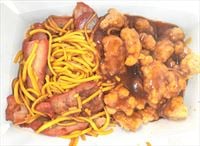 Pork Noodle with Yum Yum Chicken (No Veg)